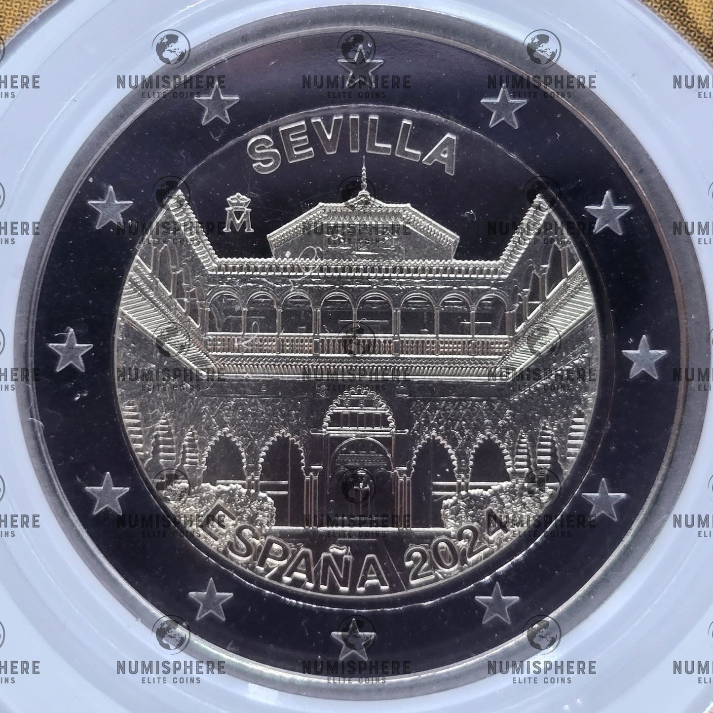 2024 Alcázar de Sevilla - 2€ Espanha Proof