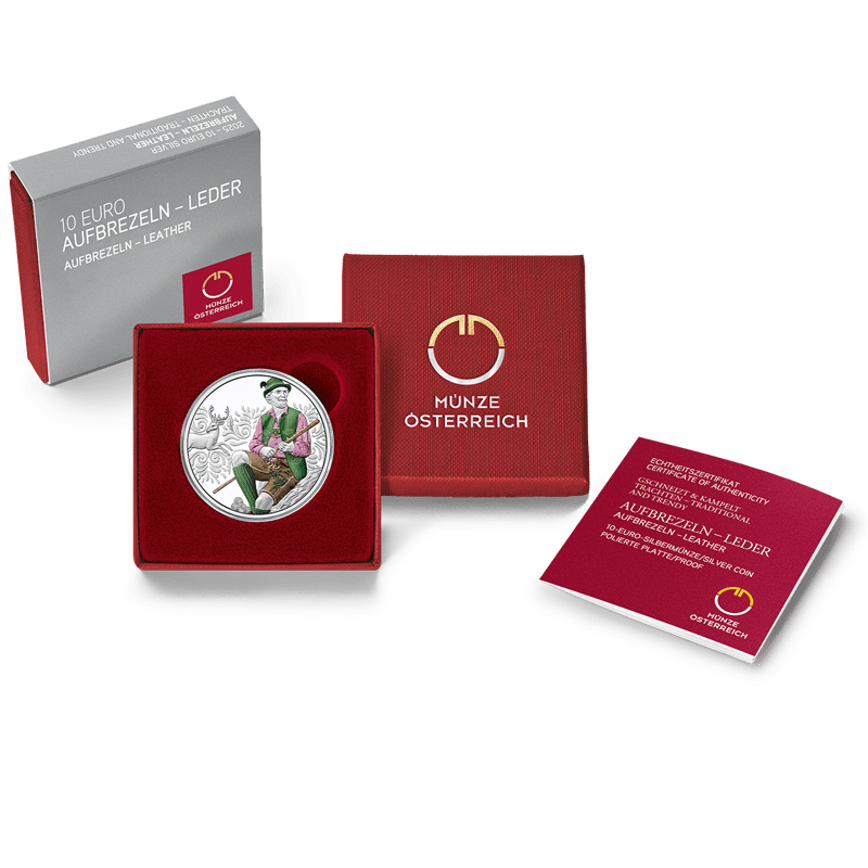 2025 Leather - Leather Aufdirndln - 10€ Austria Proof