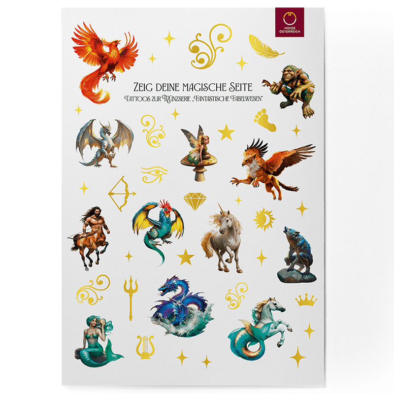 2025 Album Mythical Creatures Collection - €3 Austria Proof