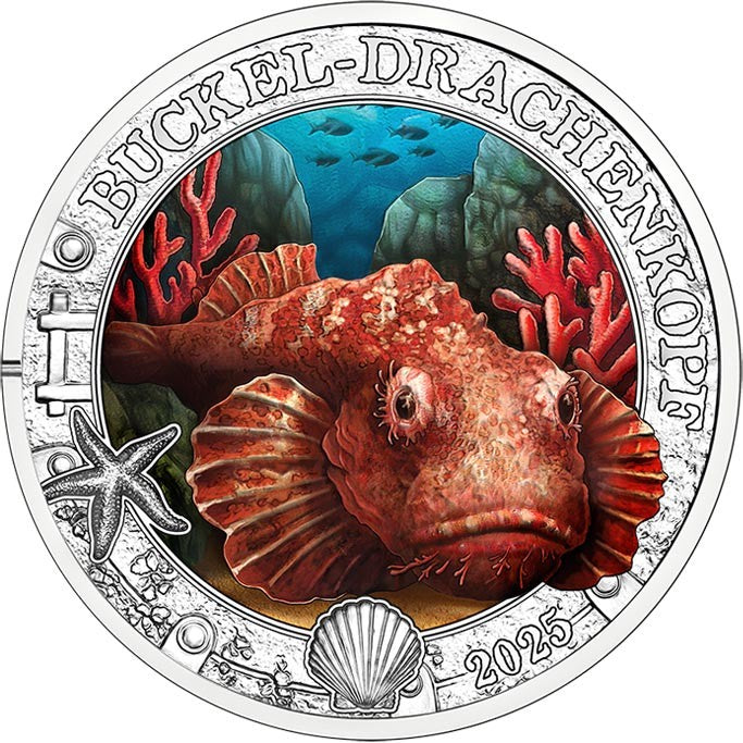 2025 Devil Scorpion Fish - €3 Austria – Numisphere Coins