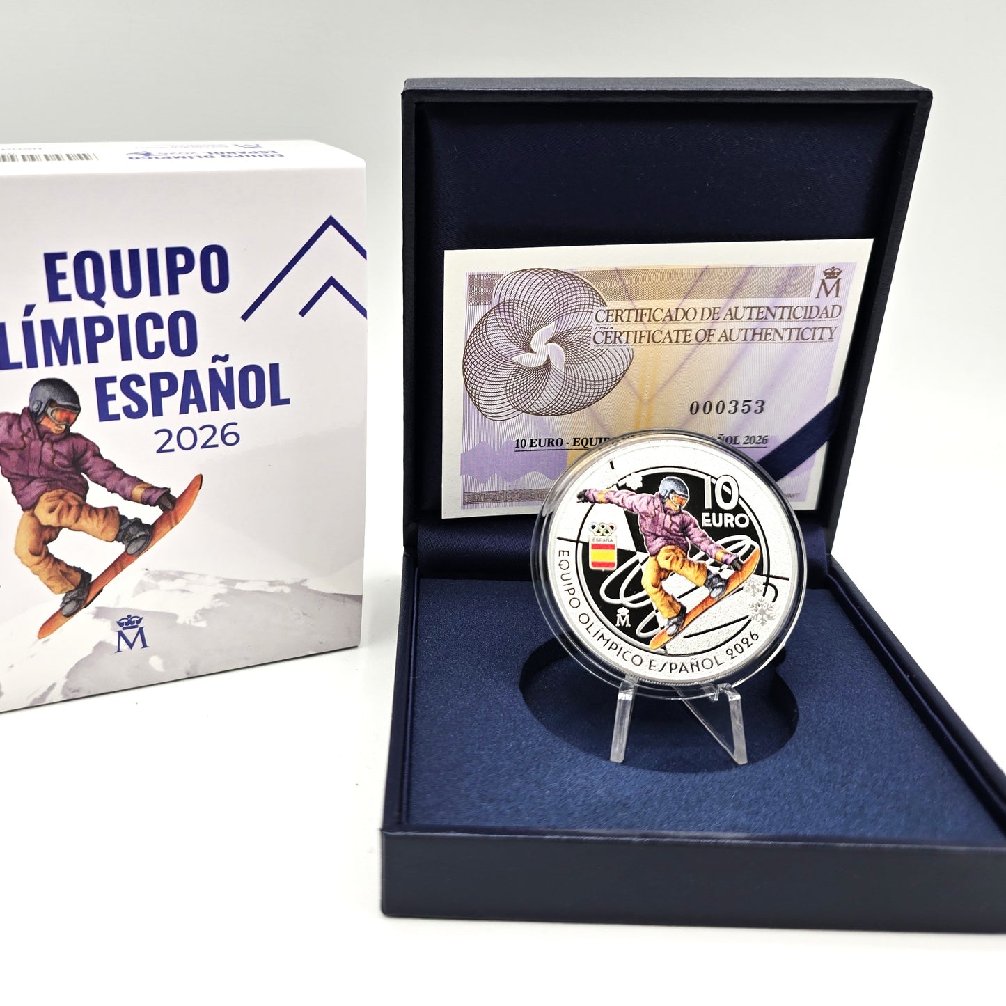 2025 Olympic Team 2026 - 10€ Spain Proof