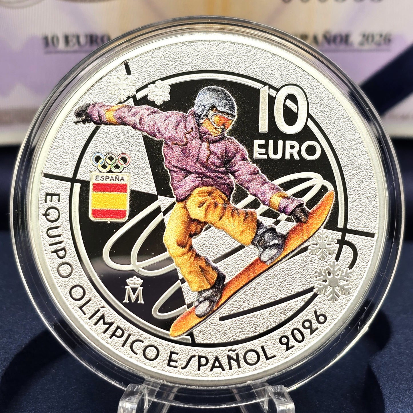 2025 Olympic Team 2026 - 10€ Spain Proof