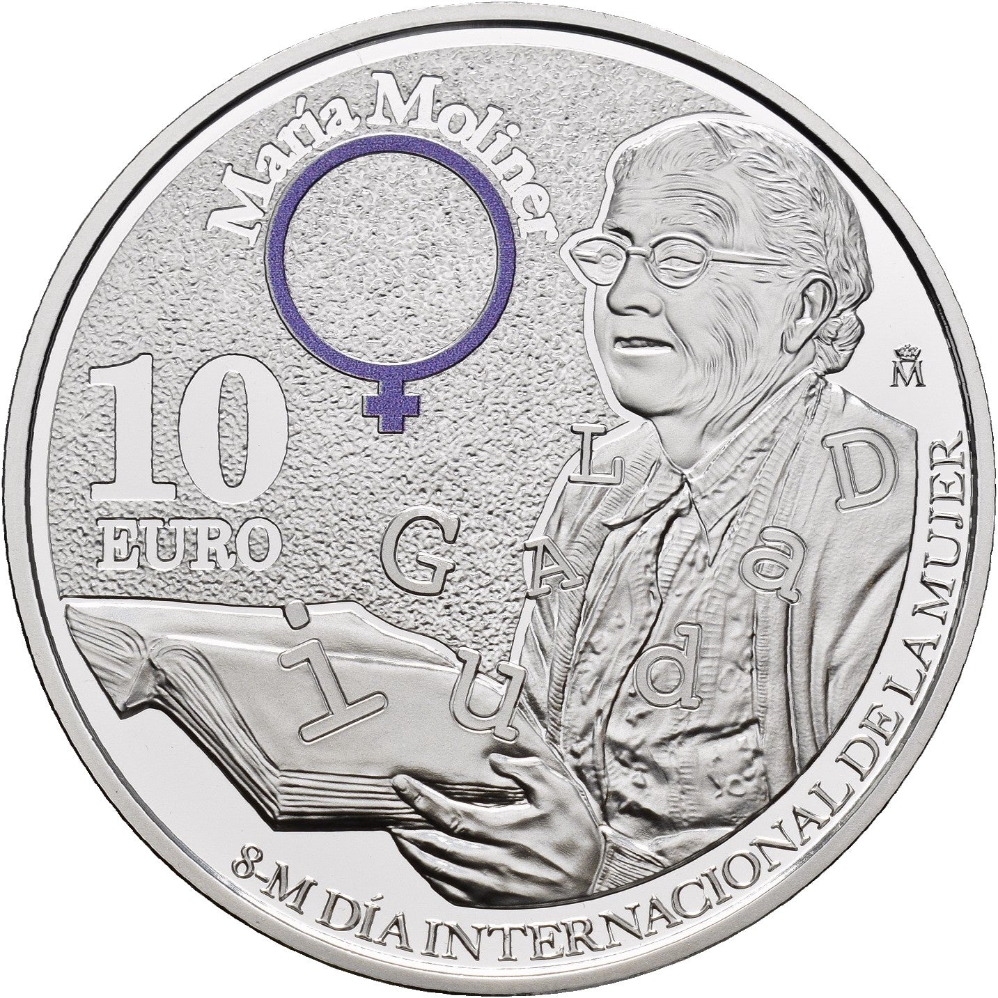 (PRÉ-VENDA) 2025 Dia da Mulher "Marina Moliner" - 10€ Espanha Proof