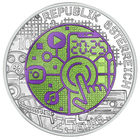 2025 Digitization - 25€ Austria Niobium Proof