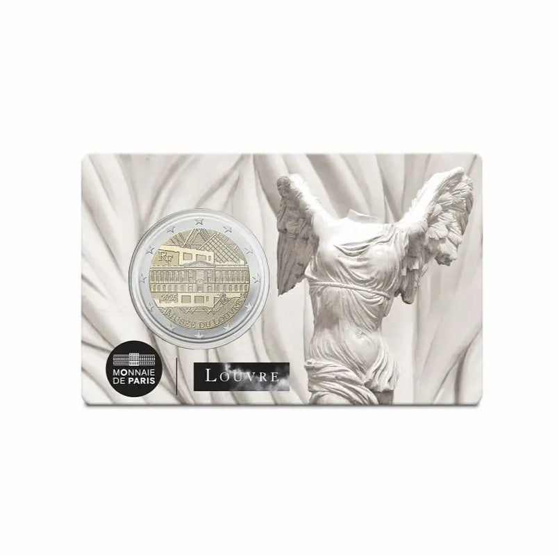 2025 Set (4X) Louvre 2025 - 2€ França Coincard