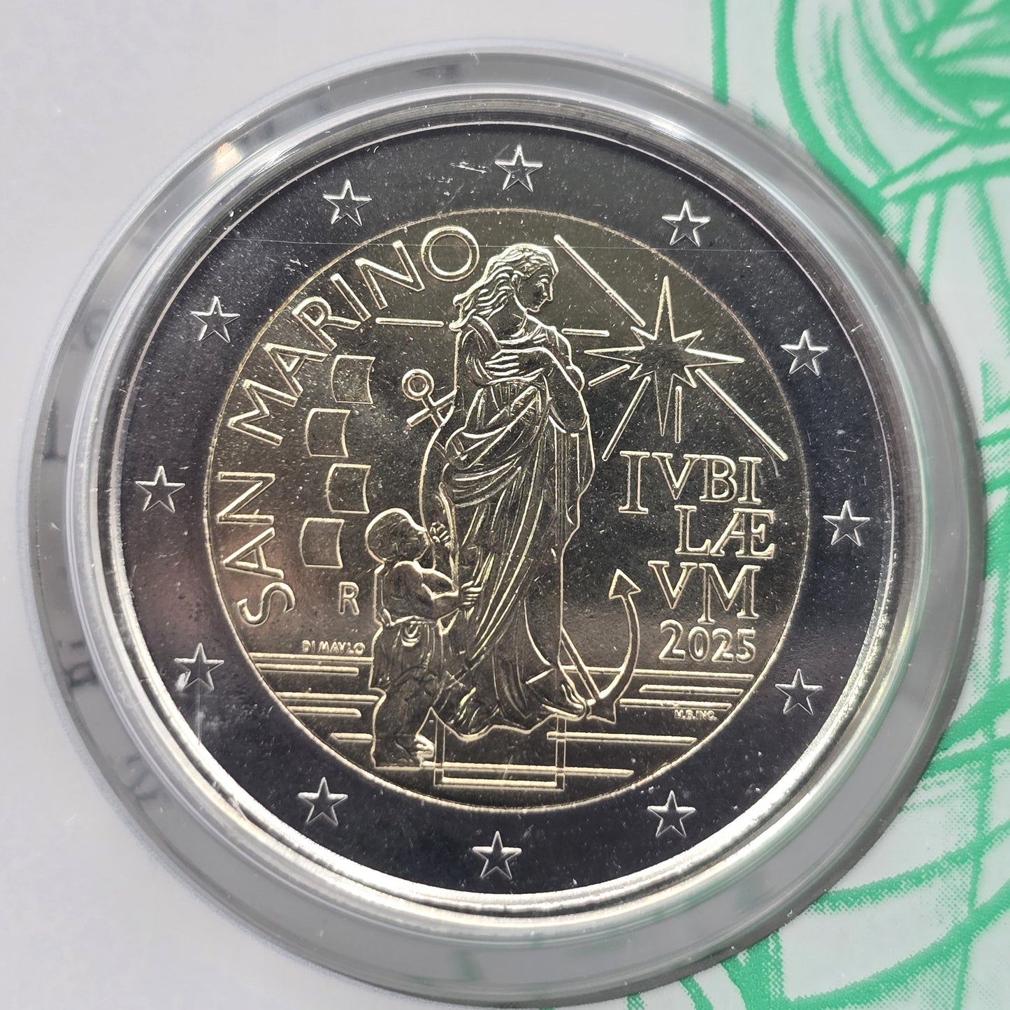 2025 Jubilee Year - €2 San Marino Coincard