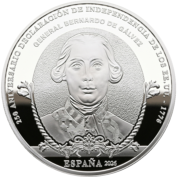 2026 Bernardo de Gálvez - 10€ Espanha Proof