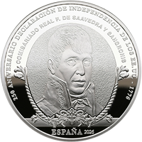 2026 Francisco de Saavedra - €10 Spain Proof