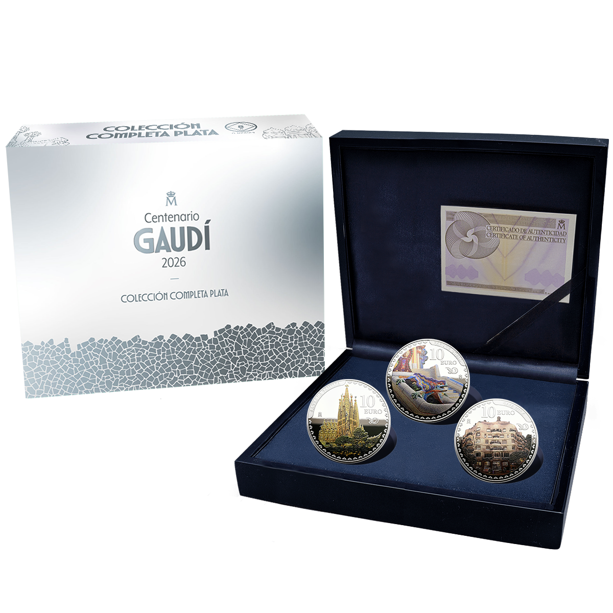 2026 Ano Gaudí ( SET COMPLETO) - 10€ Espanha Proof