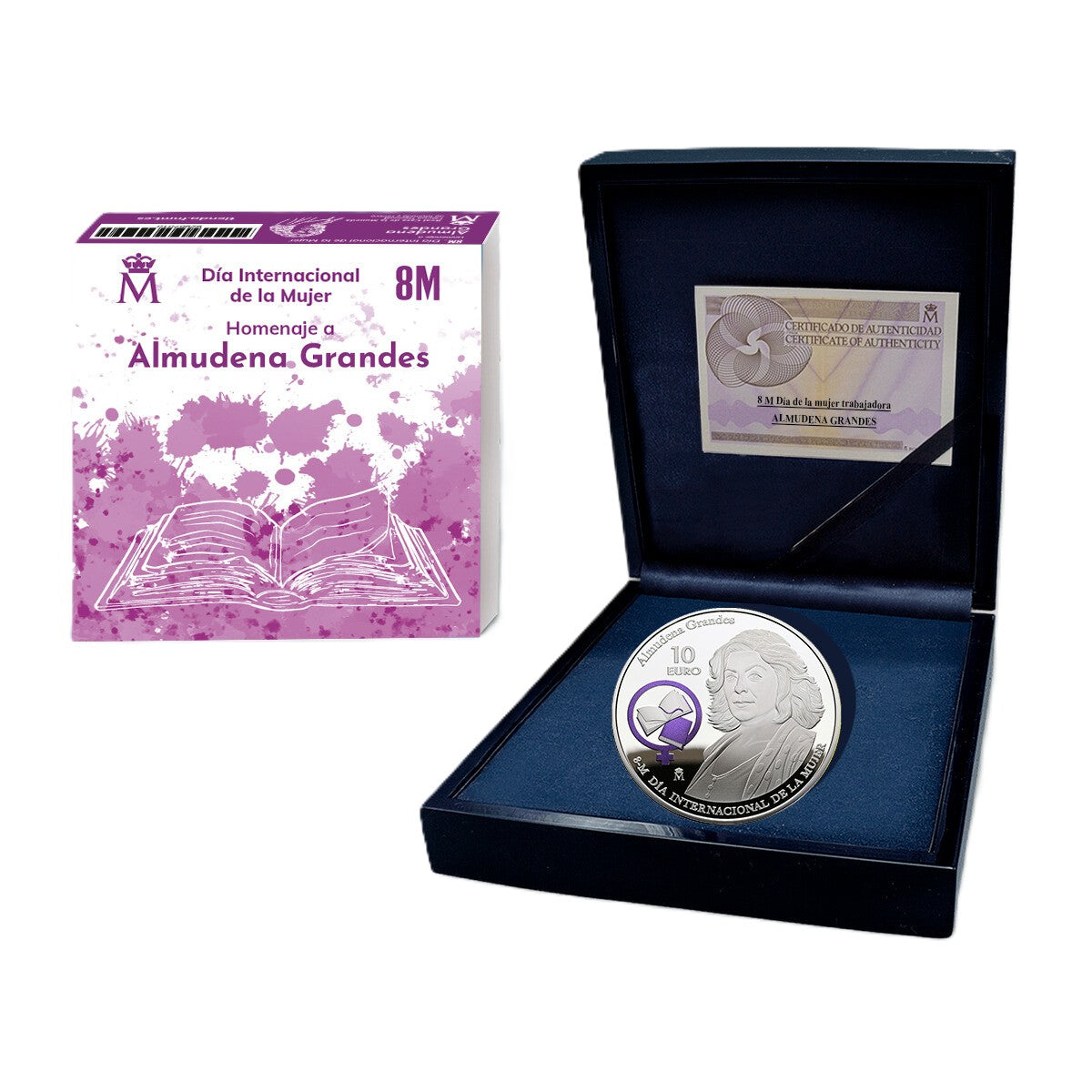 2026 Dia da Mulher "Almudena Grandes" - 10€ Espanha Proof