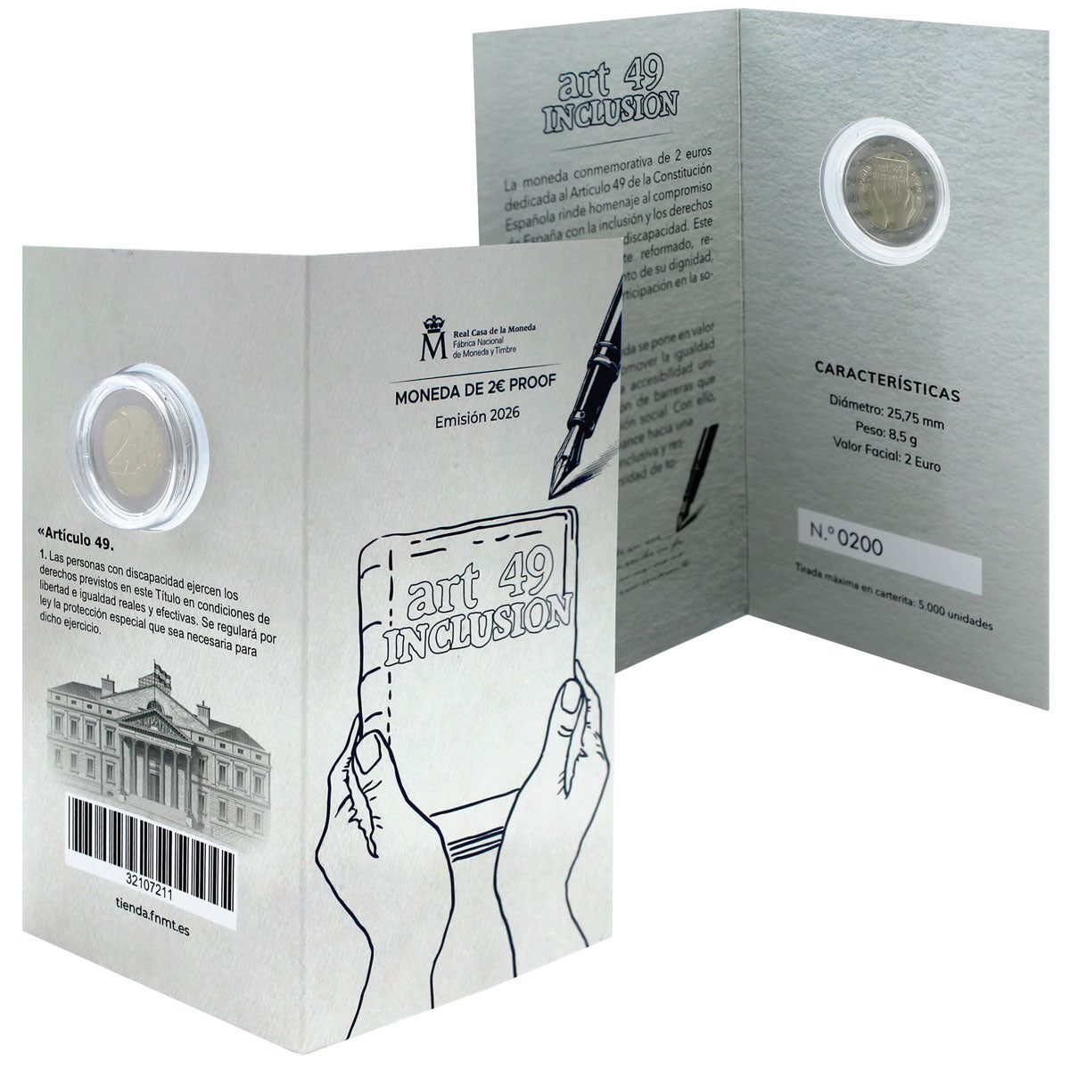 2026 Art.49 Inclusão - 2€ Espanha Proof