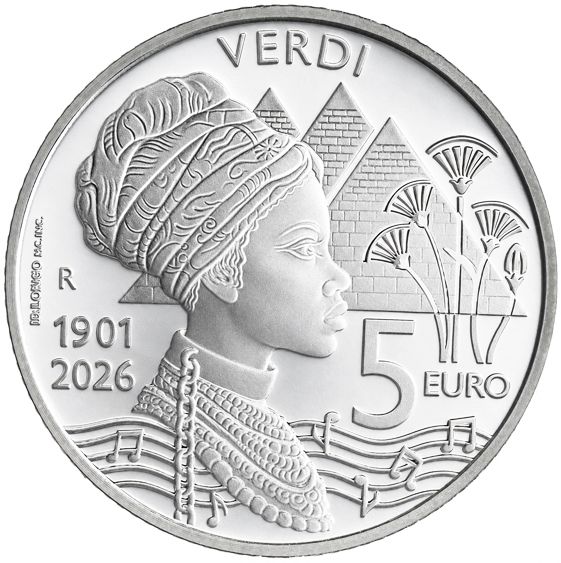 2026 Giuseppe Verdi - 5€ - San Marino Proof