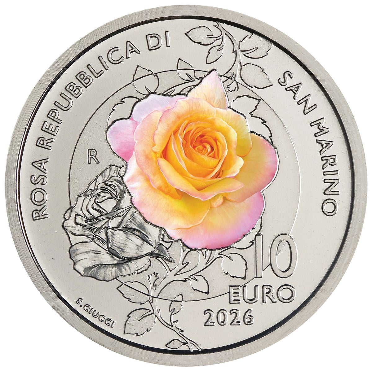 2026 Rosa de San Marino 10€ - San Marino Proof