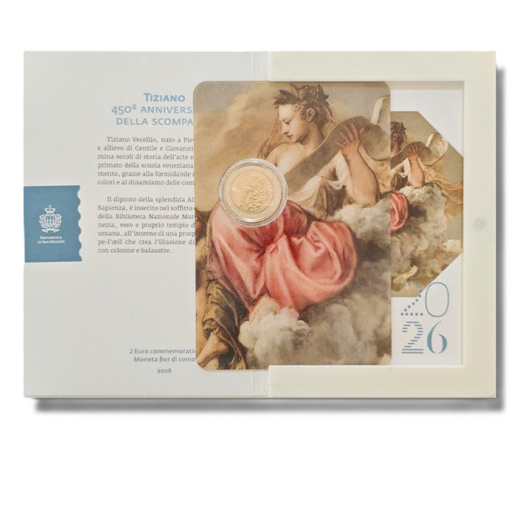 2026 Tiziano - 2€ San Marino Coincard