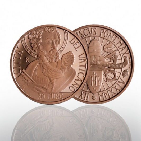2024 Saint Peter €20 Vatican Copper