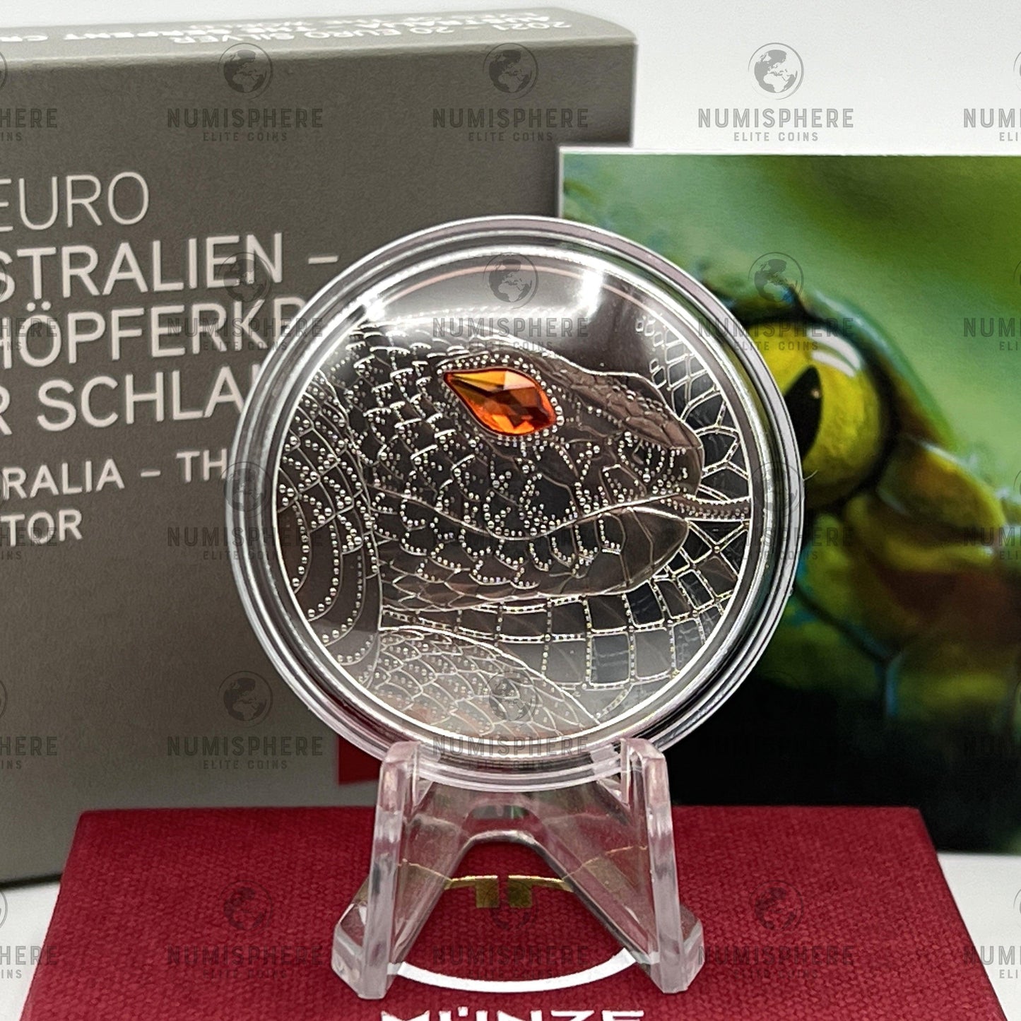 2021 Criador da Serpente - 20€ Áustria Proof - 20 Euro, Proof